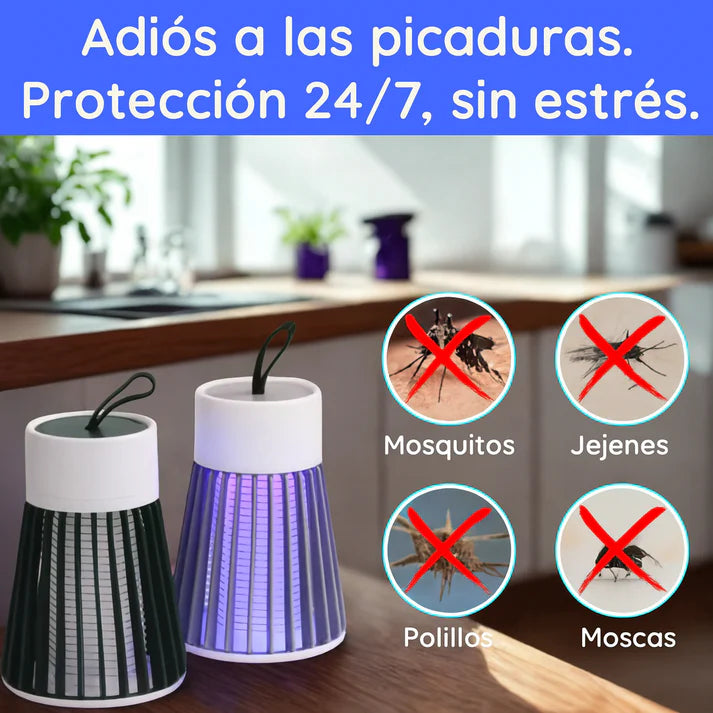Lámpara Elimina-Mosquitos Brivori – Sin Químicos, Recargable
